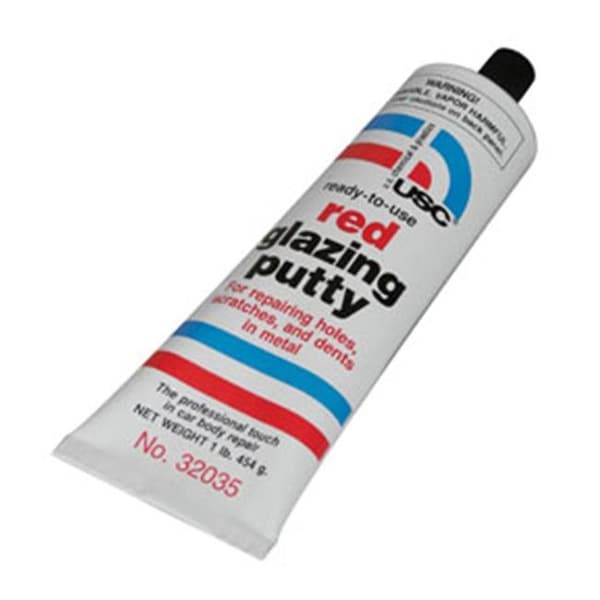 U.S. Chemical & Plastics U. S. Chemical and Plastics 32035 H Red Glazing Putty; Tube USC-32035 - main